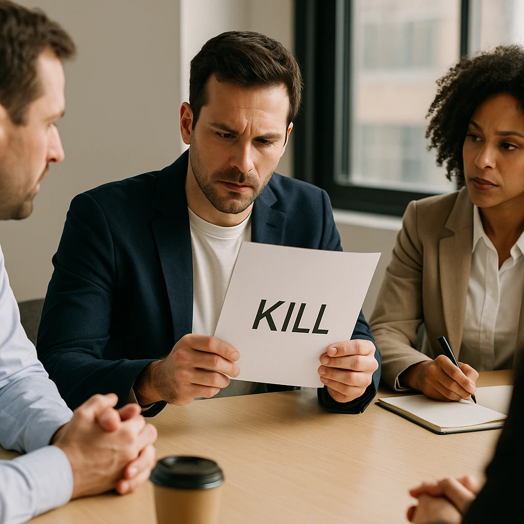 Réunion Kill Meeting - Décider quoi arrêter